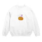 ココロ企画のコックさんとホクホクかぼちゃコロッケ Crew Neck Sweatshirt