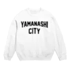 JIMOTOE Wear Local Japanの山梨市 YAMANASHI CITY Crew Neck Sweatshirt