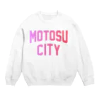 JIMOTOE Wear Local Japanの本巣市 MOTOSU CITY Crew Neck Sweatshirt