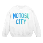 JIMOTOE Wear Local Japanの本巣市 MOTOSU CITY Crew Neck Sweatshirt