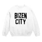 JIMOTOE Wear Local Japanの備前市 BIZEN CITY Crew Neck Sweatshirt