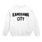 JIMOTOE Wear Local Japanの鴨川市 KAMOGAWA CITY Crew Neck Sweatshirt