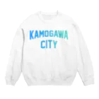 JIMOTOE Wear Local Japanの鴨川市 KAMOGAWA CITY Crew Neck Sweatshirt