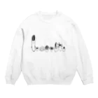 みかんじゅーすのアカカゴタケ科のみなさん（きのこ） Crew Neck Sweatshirt