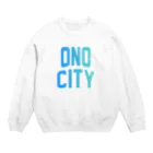 JIMOTOE Wear Local Japanの大野市 ONO CITY Crew Neck Sweatshirt