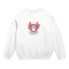 tsuraiのカニ食べたい Crew Neck Sweatshirt