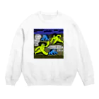 4000kmの犬の挨拶 Crew Neck Sweatshirt