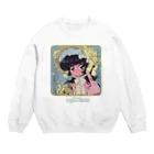 終身名誉かわいい担当のレトロちゃん Crew Neck Sweatshirt