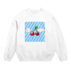 Chu-so-yumyum(チュウソウヤムヤム)の非合理主義チェリー Crew Neck Sweatshirt