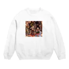 scapegoatの悪鬼羅刹 Crew Neck Sweatshirt