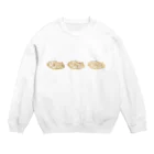 とりやまいろいろグッズのたいやき Crew Neck Sweatshirt