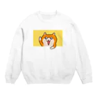 NORICOPOのヤホ！ってしてるクソハムちゃん（黄） Crew Neck Sweatshirt