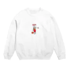 yuka.f_illustrationのバスケ宇宙人 Crew Neck Sweatshirt