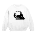 Nonsense Shopのマグショット？　罪人？（モノクロカラー） Crew Neck Sweatshirt