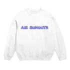 Air Sumouthの☆エアースマース文字☆ Crew Neck Sweatshirt