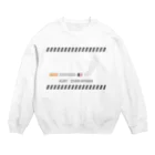 高堂玲/イラストの方のアラート！受動喫煙！ Crew Neck Sweatshirt