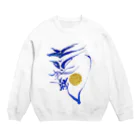 Yuki KashattoのBlue Doragon in Futamata Crew Neck Sweatshirt