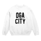 JIMOTOE Wear Local Japanの男鹿市 OGA CITY Crew Neck Sweatshirt