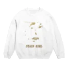 kuwanodonのSTAIN GIRL Crew Neck Sweatshirt