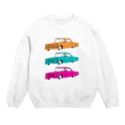 NIKORASU GOの外車外車外車 Crew Neck Sweatshirt