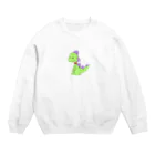 Tira-nonoの恐竜のルドルフ Crew Neck Sweatshirt