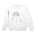 2つ名のまちゃのおれ Crew Neck Sweatshirt