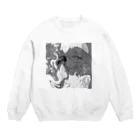 あくむ病院の冥　渦渦渦々、 Crew Neck Sweatshirt