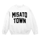 JIMOTOE Wear Local Japanの美里町 MISATO TOWN Crew Neck Sweatshirt