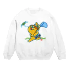 tokisanのラジカセ好きなメタボ猫さんの夏の夢。 Crew Neck Sweatshirt