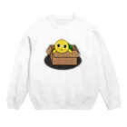 chicodeza by suzuriの段ボール亀さん Crew Neck Sweatshirt