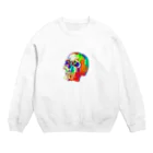 carubiのドクロくん Crew Neck Sweatshirt