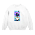 momo_emiのネオン2022 Crew Neck Sweatshirt