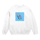 ©️みるの魚肉ソーセージ大好き君 Crew Neck Sweatshirt