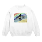 おのや神具仏具店の縁起のよい夢を Crew Neck Sweatshirt