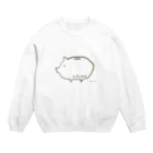 morumaruのちょきんします Crew Neck Sweatshirt