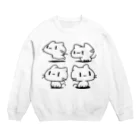 どどど素人のどどねこ-ぜんぶ- Crew Neck Sweatshirt