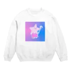 さきまるらんどの星しゃん⭐︎ Crew Neck Sweatshirt