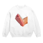 ばぶみのあし Crew Neck Sweatshirt