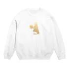 みょんのhunse hunsu うさぎ Crew Neck Sweatshirt