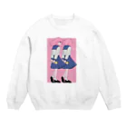 午前3時(3:00am)SHOP🍒のセーラー服の魔法少女🪄 Crew Neck Sweatshirt