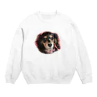 ☆アンジュのハウス☆のほんわかダックスちゃん Crew Neck Sweatshirt