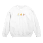 うしこの唄うドーナッツ Crew Neck Sweatshirt