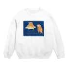 森図鑑の[森図鑑] メンダコ2匹バージョン Crew Neck Sweatshirt