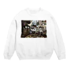 うえだきおくのウサギと微睡む少年 Crew Neck Sweatshirt