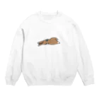 みーちやのぐったりらいぞう Crew Neck Sweatshirt