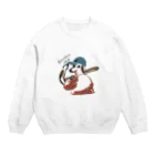 デミの野球少年DOG Crew Neck Sweatshirt