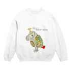 ねこぜや のROBOBO「福ちゃんロボ」 Crew Neck Sweatshirt