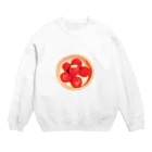 rn々のいちごのタルト Crew Neck Sweatshirt