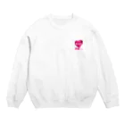 浅色デザイン グッズ通販ショップの毒親フェスロゴ Crew Neck Sweatshirt