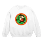 ブランケット大佐のレトロクンシリーズ（なつかしいメンコ・昭和のヤンキー風） Crew Neck Sweatshirt